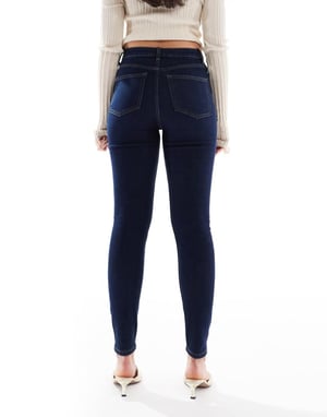 ASOS DESIGN ultimate skinny jeans i mörk mellanblå