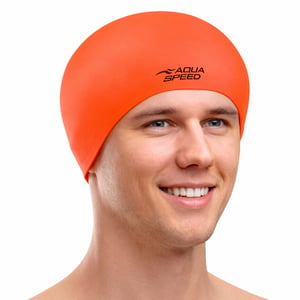 Unisex Vuxen Mjuk Latex Badmössa | Bekväm Elastisk Flexibel Mössa
