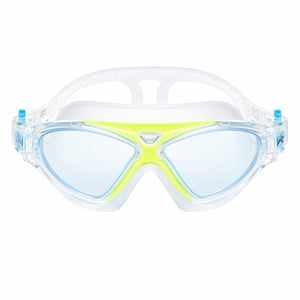Kids Anti Fog UV Wide View Swim Mask |  Boys & Girls Comfy Fit Swimming Mask