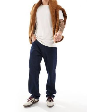 Wrangler Frontier relaxed fit jeans in dark wash