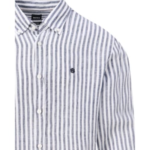 Hugo Boss Casual overhemd donker