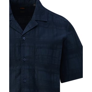 Boss Orange Casual overhemd donker