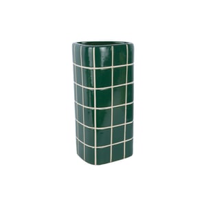 Present Time vaas retro tiles triangular large - 16,5x15x37 cm