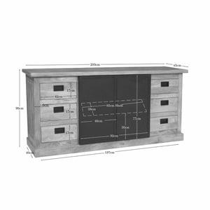 Starfurn dressoir noa - 45x200x90 cm