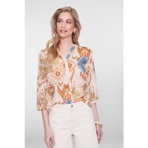 Geisha Blouse ecru dessin