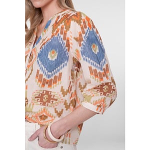 Geisha Blouse ecru dessin