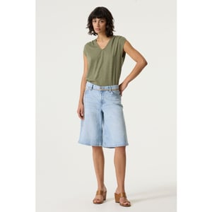 Garcia Jeans dames broeken shorts 4160.35.0011 blue denim