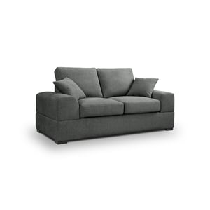 Furnilux Grijze veda 2-zitsbank | moderne stoffen bank | comfortabele zitbank