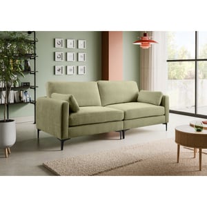 Furnilux Venti sofa 3.5 zits groen moderne woonbank met metalen poten