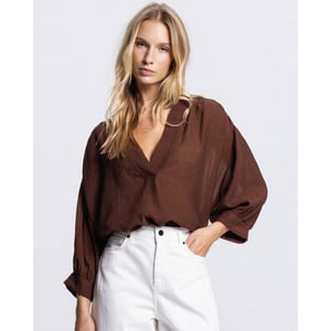 Jansen Amsterdam Blouse lange mouw pem ss26.4