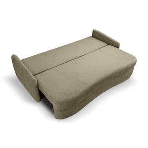 Furnilux Groene diana 3-zits sofa bed moderne sofa met slaapfunctie