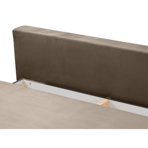 Furnilux Sorto sofa bed 2.5 zits bruin-beige | moderne slaapbank voor gasten
