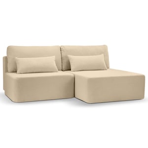 Furnilux Amsterix hoekbank sofa bed rechts luxe 2-zits relaxbank