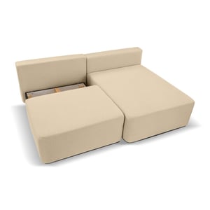 Furnilux Amsterix hoekbank sofa bed rechts luxe 2-zits relaxbank