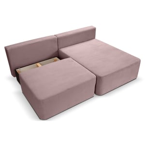 Furnilux Amsterix sofa bed l-shape rechts oud luxe hoekbank slaapbank