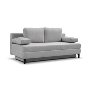 Furnilux Sorto sofa bed 2.5 zits lichtgrijs | moderne slaapbank met corduroy