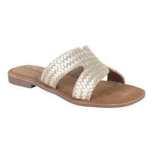 Lazamani 75951 gold dames slippers