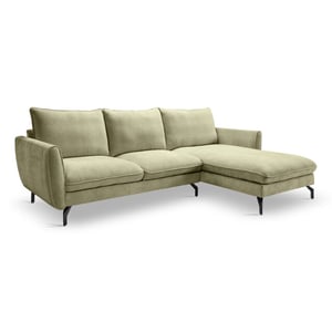 Furnilux Toronto l-shape bank rechts groen moderne groene loungesofa