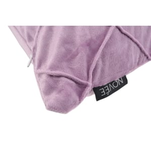 NOVÉE Velvet cross lila kussenhoes | 30x50 cm | velvet/polyester