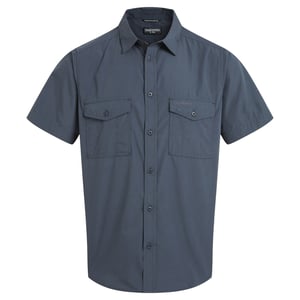 Craghoppers Heren Kiwi II Shirt Met Korte Mouwen (Omberblauw)