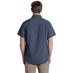 Craghoppers Heren Kiwi II Shirt Met Korte Mouwen (Omberblauw)