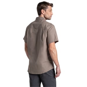 Craghoppers Heren Kiwi II Shirt Met Korte Mouwen (Kiezelsteentjes)