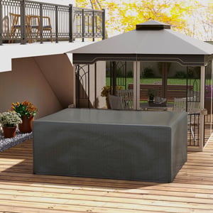 4goodz Tuinmeubel-hoes winterbestendig 235x190x90 cm grijs