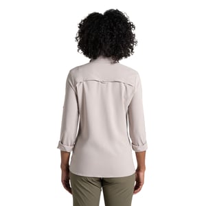 Craghoppers Womens/Ladies NosiLife Pro III Nosilife Long-Sleeved Shirt (Soft Mushroom)