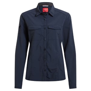 Craghoppers Womens/Ladies Adventure III Nosilife Long-Sleeved Shirt (Blue Navy)