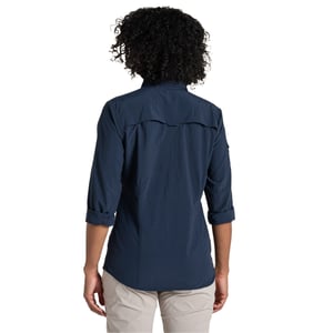 Craghoppers Womens/Ladies Adventure III Nosilife Long-Sleeved Shirt (Blue Navy)