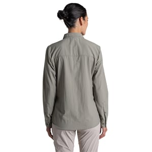 Craghoppers Dames Loukkos Nosilife Lange Mouw Shirt (Vert)