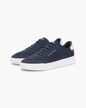 TH Court Knit Trainers in Dark Blue