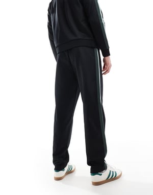 Fred Perry co-ord two colour taped track joggers in black