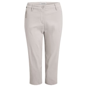 Craghoppers Womens/Ladies Kiwi Pro III Cropped Trousers (Oyster)