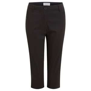 Craghoppers Womens/Ladies Kiwi Pro III Cropped Trousers (Black)