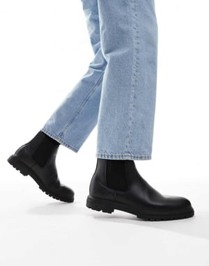 schuh Dalton chelsea boots i svart