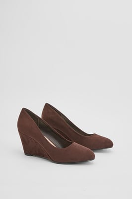 Duke Wedge Court Shoes