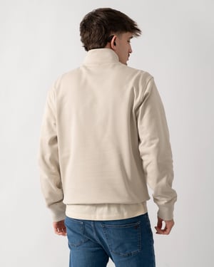 Hartsfield 1/4 Zip Sweatshirt in Nude