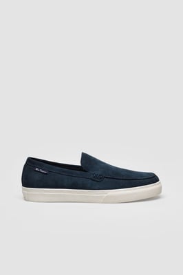 Ben Sherman Almer Suède Heren Navy Loafers