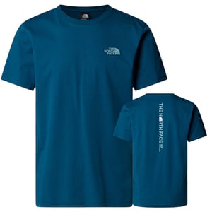 The North Face Men's M Vertical Logo SS T-Shirt Mineral Ink Blue