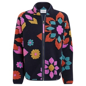 Craghoppers Dames/Dames Catalina Flowers Full Zip Fleecejack (Donkere saffier)