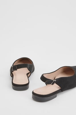 Nicci Pointed Slingback Flat Ballet Pumps