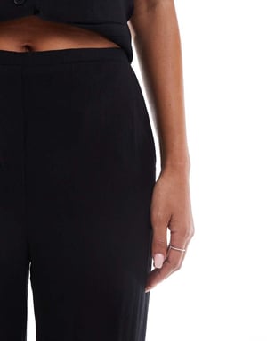 Vero Moda raka byxor set i svart