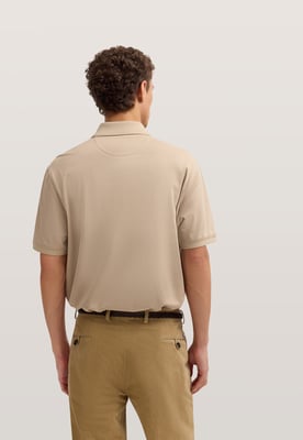 Bugatti Herren Poloshirt met korte ritssluiting