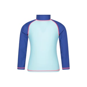Mountain Warehouse Rash Top met lange mouwen voor kinderen/Kinderen (Lichtblauw)