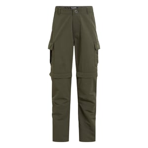 Craghoppers Childrens/Kids Nosilife Convertible Hiking Trousers (Woodland Green)