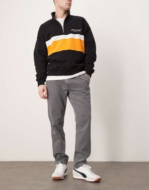 Abercrombie & Fitch rak benbyxa i grått