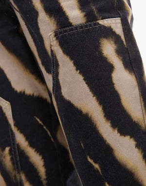 Topshop suddiga zebra byxor med lappar i flerfärgat