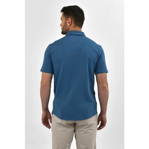 Vercate Strijkvrij poloshirt royal blue