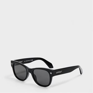Accessories Off White Moab Square Full Rim Sunglasses in Black/Dark Grey